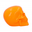 Tte de mort psychdlique orange fluo (15.5cm) - Nemesis Now