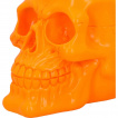 Tte de mort psychdlique orange fluo (15.5cm) - Nemesis Now