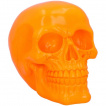 Tte de mort psychdlique orange fluo (15.5cm) - Nemesis Now