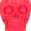 Tte de mort psychdlique rose fluo (15.5cm) - Nemesis Now