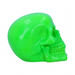 Tte de mort psychdlique vert fluo (15.5cm) - Nemesis Now