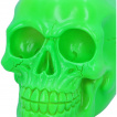 Tte de mort psychdlique vert fluo (15.5cm) - Nemesis Now