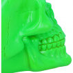 Tte de mort psychdlique vert fluo (15.5cm) - Nemesis Now