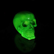 Tte de mort psychdlique vert fluo (15.5cm) - Nemesis Now