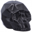 Tirelire tte de mort facette noire (11,6cm)