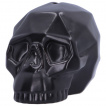 Tirelire tte de mort facette noire (11,6cm)