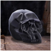 Tirelire tte de mort facette noire (11,6cm)