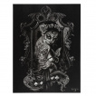 Toile canevas  veuve noire tatoue - Alchemy (19x25cm)