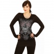 Top femme manches longues