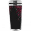 Travel mug thermos gothique avec roses ensanglantées