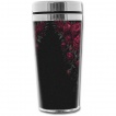 Travel mug thermos gothique avec roses ensanglantes