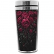 Travel mug thermos gothique avec roses ensanglantées