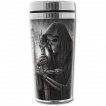 Travel mug thermos gothique avec squelette chercheur d'mes