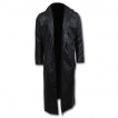 Trench homme gothique similicuir à crane formé d'ossements