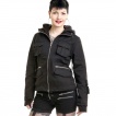 Veste femme goth-rock noir BELLA JACKET - Poizen Industries