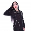 Veste femme goth-rock noir  spikes ROCKSTAR JACKET - Vixxsin