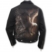 Veste gothique homme avec aigle, fleur de lys et crane