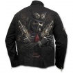 Veste gothique homme avec bandit Steam Punk et crane à rouages