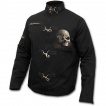 Veste gothique homme avec bandit Steam Punk et crane à rouages