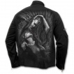 Veste gothique homme avec pieu, lit de roses, vampire et sa victime