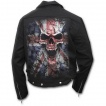 Veste rock homme avec tte de mort sur drapeau Union Jack