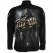 Veste gothique homme à chaines et mousquetons avec la Mort à chaine de combat