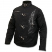 Veste homme gothique à symbole tribal et fausse broche
