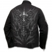 Veste homme gothique  symbole tribal et fausse broche