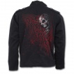 Veste homme militaire  tte de mort et symbole tribal ensanglant