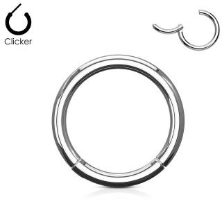 Anneau en acier haute qualit  segment clips (oreille, tton, lvre...)