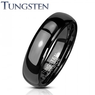 Bague alliance tungstene Forever Black