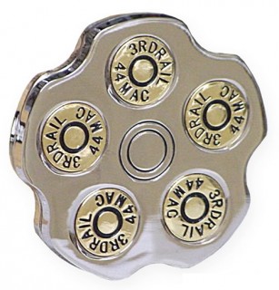 Boucle de ceinture barillet de pistolet revolver