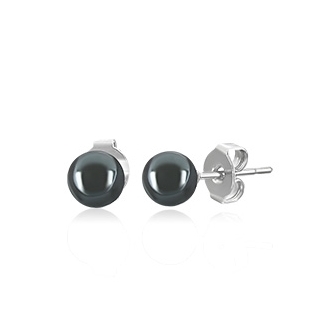 Boucles d'oreilles perles hmatite