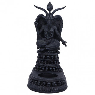 Bougeoir d'autel occulte "Dvotion  Baphomet" (17cm)