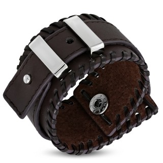 Bracelet cuir style ceinture