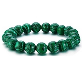 Bracelet homme en perles de Malachite