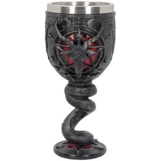 Calice / verre  pied dmon Baphomet  - Nemesis Now