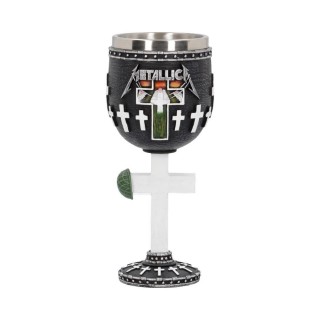 Calice / verre  pied Metallica officiel "Master of Puppets"