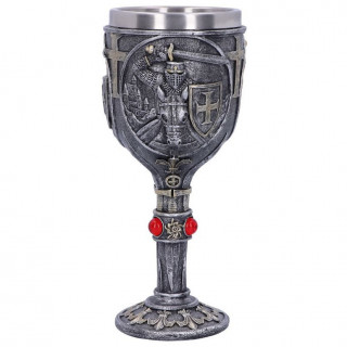 Calice / verre  pied premier chevalier (18cm)