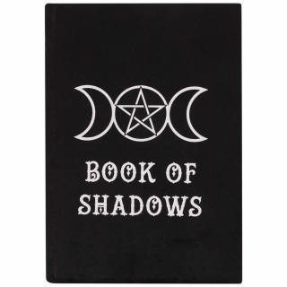 Carnet de notes / journal A5 "Book of Shadows" (traduction : livre des ombres)