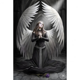 Carte postale Effets 3D  ange "Prire pour les morts" - Anne Stokes