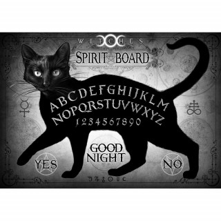 Carte postale Effets 3D  chat noir ouija - Alchemy