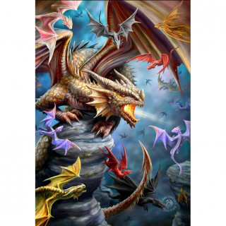 Carte postale Effets 3D  clan des dragons - Anne Stokes