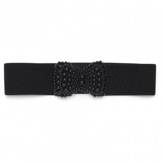 Ceinture femme  noeud papillon perl - Banned