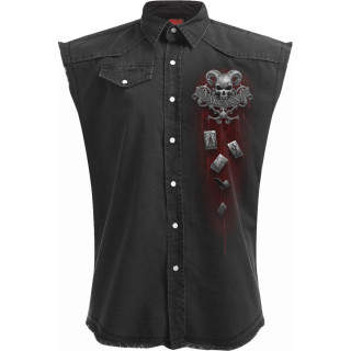 Chemise dbardeur homme La mort faon carte de tarot