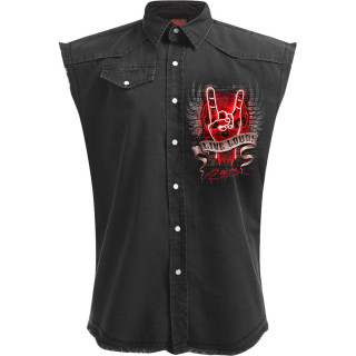 Chemise dbardeur homme "LIVE LOUD"