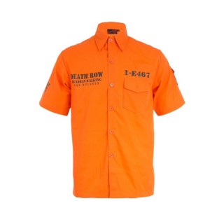 Chemise manches courtes homme Death Row - Orange - Jawbreaker