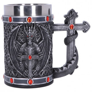 Chope mdivale  dragon "Obsidian Tankard" (17,5cm)