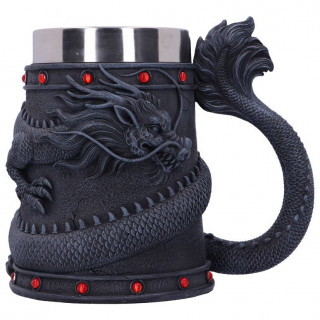 Chope Tankard  dragon enroul (16cm)