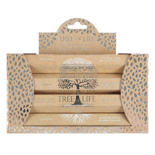 Coffret cadeau contenant 4 paquets d'encens d'arbre de vie